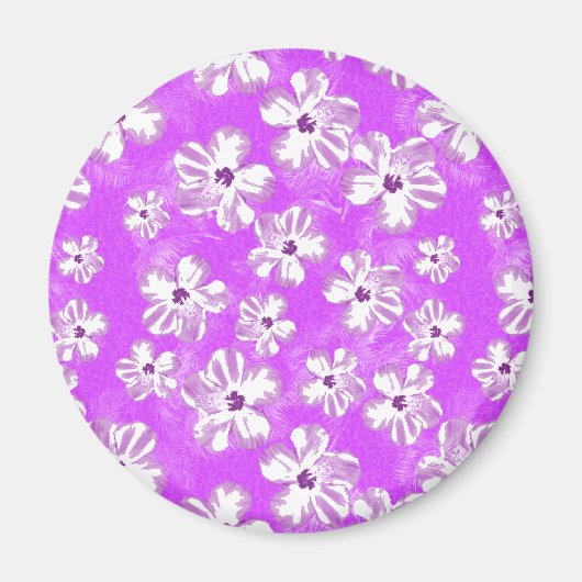 ムラサギクの花 マグネット (正面)