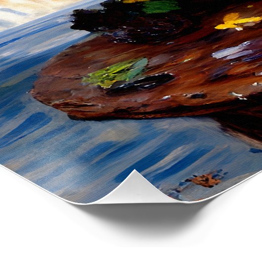 ムラサギク花 ポスター (コーナー)