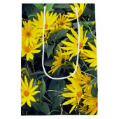 ムラサギク花 ミディアムペーパーバッグ (裏面)