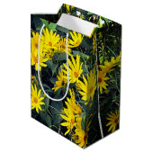 ムラサギク花 ミディアムペーパーバッグ (裏面アングル)