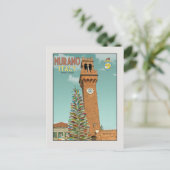 ムラノカマプナイルとガラスの木 ポストカード (スタンド正面)