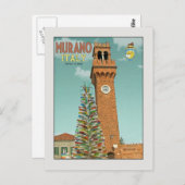 ムラノカマプナイルとガラスの木 ポストカード (正面/裏面)