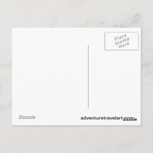 ムラノカマプナイルとガラスの木 ポストカード (裏面)