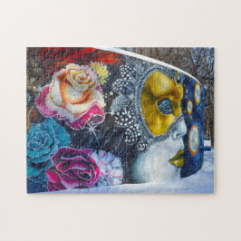 ムラル・ウォール・アート・ウィニペグ・カナダ。 ジグソーパズル