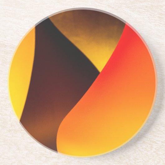 ムラーノ輝くグラス コースター (正面)