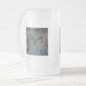 ムラ中国のル絵画ス フロストグラスビールジョッキ (正面左)