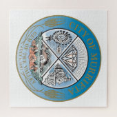 ムリエタ（カリフォルニア）シティシール ジグソーパズル (横)