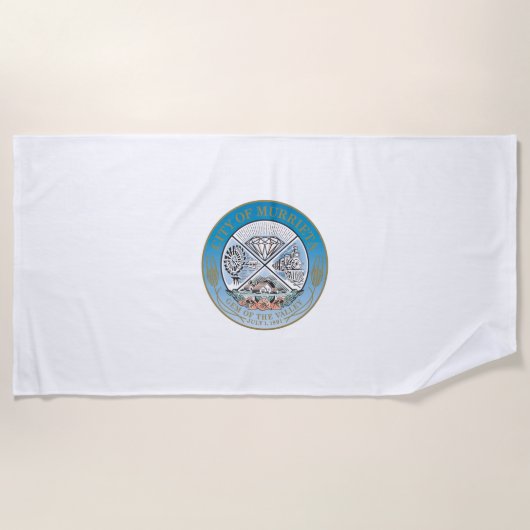 ムリエタ（カリフォルニア）シティシール ビーチタオル (正面)