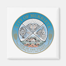 ムリエタ（カリフォルニア）シティシール マグネット