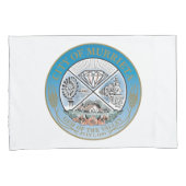 ムリエタ（カリフォルニア）シティシール 枕カバー (正面右)