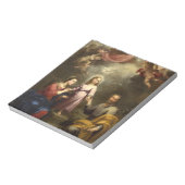 ムリロによる天と地の三位一体 ノートパッド (回転)