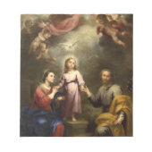 ムリロによる天と地の三位一体 ノートパッド (正面)