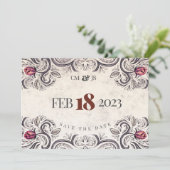 ムリーヌ ルージュ ラスティック ローズ 招待状 (スタンド正面)