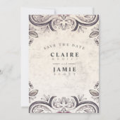 ムリーヌ ルージュ ラスティック ローズ 招待状 (裏面)