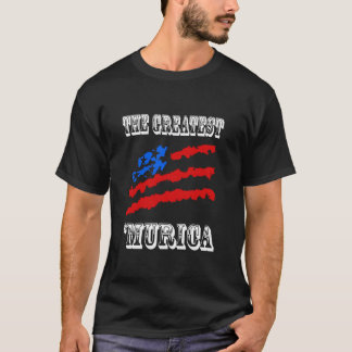 ムリ素晴らしカ労働日アメリカ国旗America Gift Tシャツ