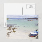 ムルのビーチの船 - ムル島 ポストカード (正面/裏面)