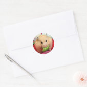 ムルカとブロッコリー ラウンドシール (封筒)