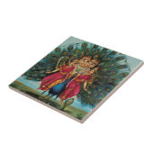 ムルガンカルティケヤンスカンダスブラマヤンヒンズー教神 タイル (側面)