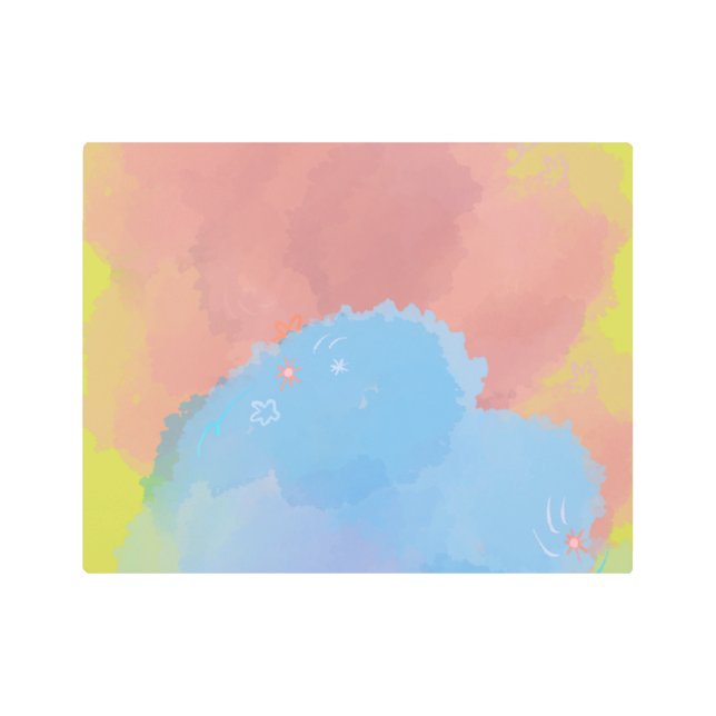 ムルギアートストアソフトライトメタルウォールアート メタルプリント (正面)