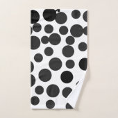 ムルギバスルーム必須ラインブラックピーブル バスタオルセット (ハンドタオル)