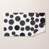 ムルギバスルーム必須ラインブラックピーブル バスタオルセット (ハンドタオル)