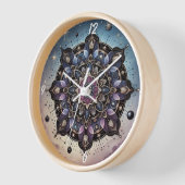 ムルギホーム&デコールエテリアアルオービットラウンドウォールクロック 壁時計 (傾斜)