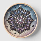 ムルギホーム&デコールエテリアアルオービットラウンドウォールクロック 壁時計 (正面)