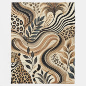 ムルギルクスベッドルームサバンナルクセフリースブランケット、 フリースブランケット (正面)