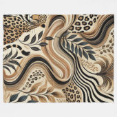 ムルギルクスベッドルームサバンナルクセフリースブランケット、 フリースブランケット (正面(横))