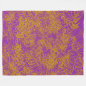 ムルギルクセホーム&デコールラベンダードリーム フリースブランケット (正面(横))