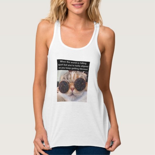 ムルギ衣服ウィメンズベラ+キャンバスフローレイカーバック タンクトップ (正面)