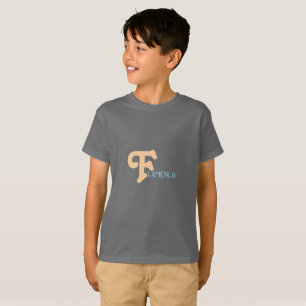 ムルギ衣服フラメンコキッズシャツ Tシャツ