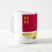 ムルシア国旗 コーヒーマグカップ (正面左)