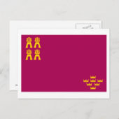 ムルシア国旗 ポストカード (正面/裏面)