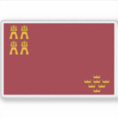 ムルシア州旗 シール (正面)