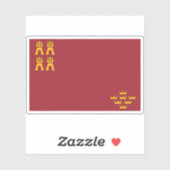 ムルシア州旗 シール (シート)