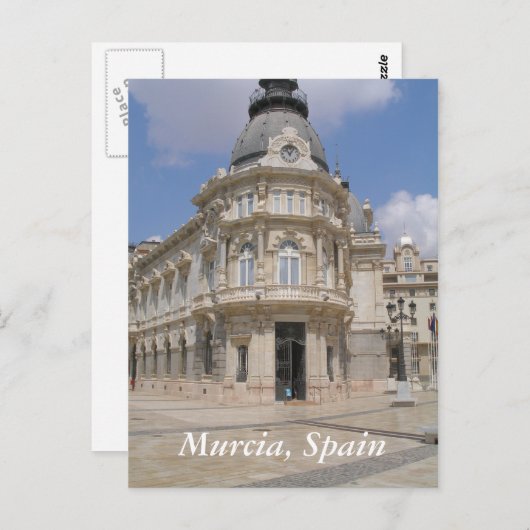 ムルシア,スペイン建物 ポストカード (正面/裏面)