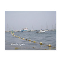 ムルシア、港のスペインのボート