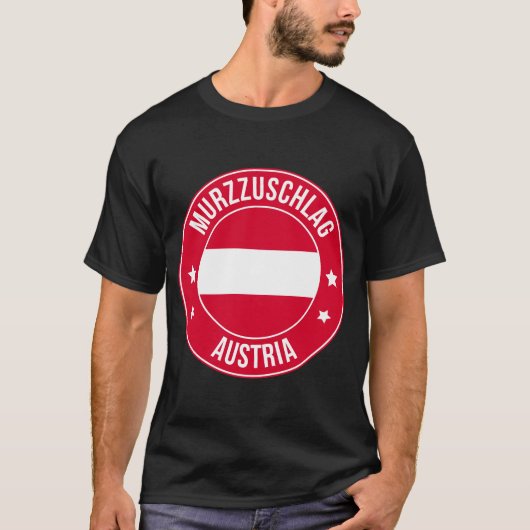 ムルツツーシュラグ オーストリアの街 Tシャツ (正面)