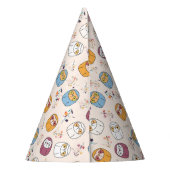 ムルトカラー眠いナマズ漫画 パーティーハット (裏面)