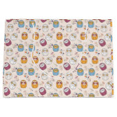 ムルトカラー眠いナマズ漫画 ラージペーパーバッグ (正面)