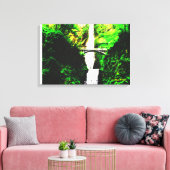 ムルトノマの風景滝 キャンバスプリント (インサイチュ (リビング))