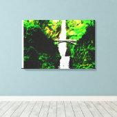 ムルトノマの風景滝 キャンバスプリント (インサイチュ (ウッドフロア))