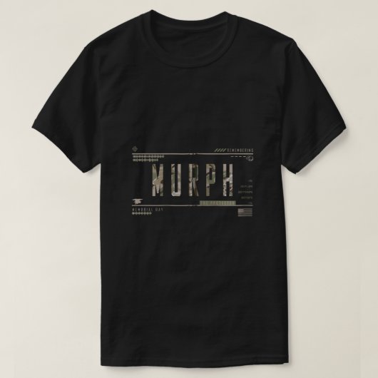 ムルフメモリアルデートレーニングWODバダス軍隊ウォー Tシャツ (デザイン正面)