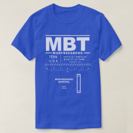 ムルフリーズボロ市立空港MBT Tシャツ