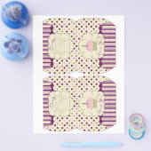 ムルベリードットキャンディボックステンプレート チラシ (シングル)