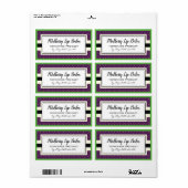 ムルベリーパープルフルーツ風味自家製グッズのラベル ラベル (フルシート)