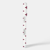ムルベリーポルカが白に交差 Case-Mate iPhoneケース (裏面 / 右)