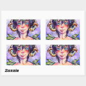 ムルベリー 長方形シール (シート)