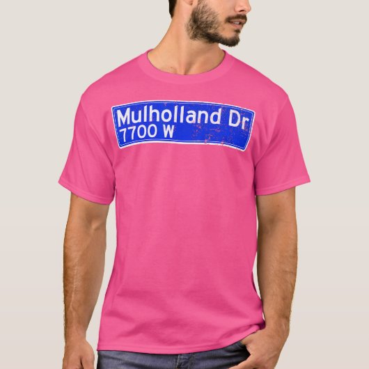 ムルホランド博士通り徴候動揺して Tシャツ (正面)